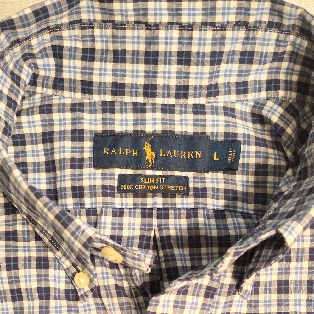 Ralph Lauren Men's Checkered Button-Down Shirt - Picture 2 of 4